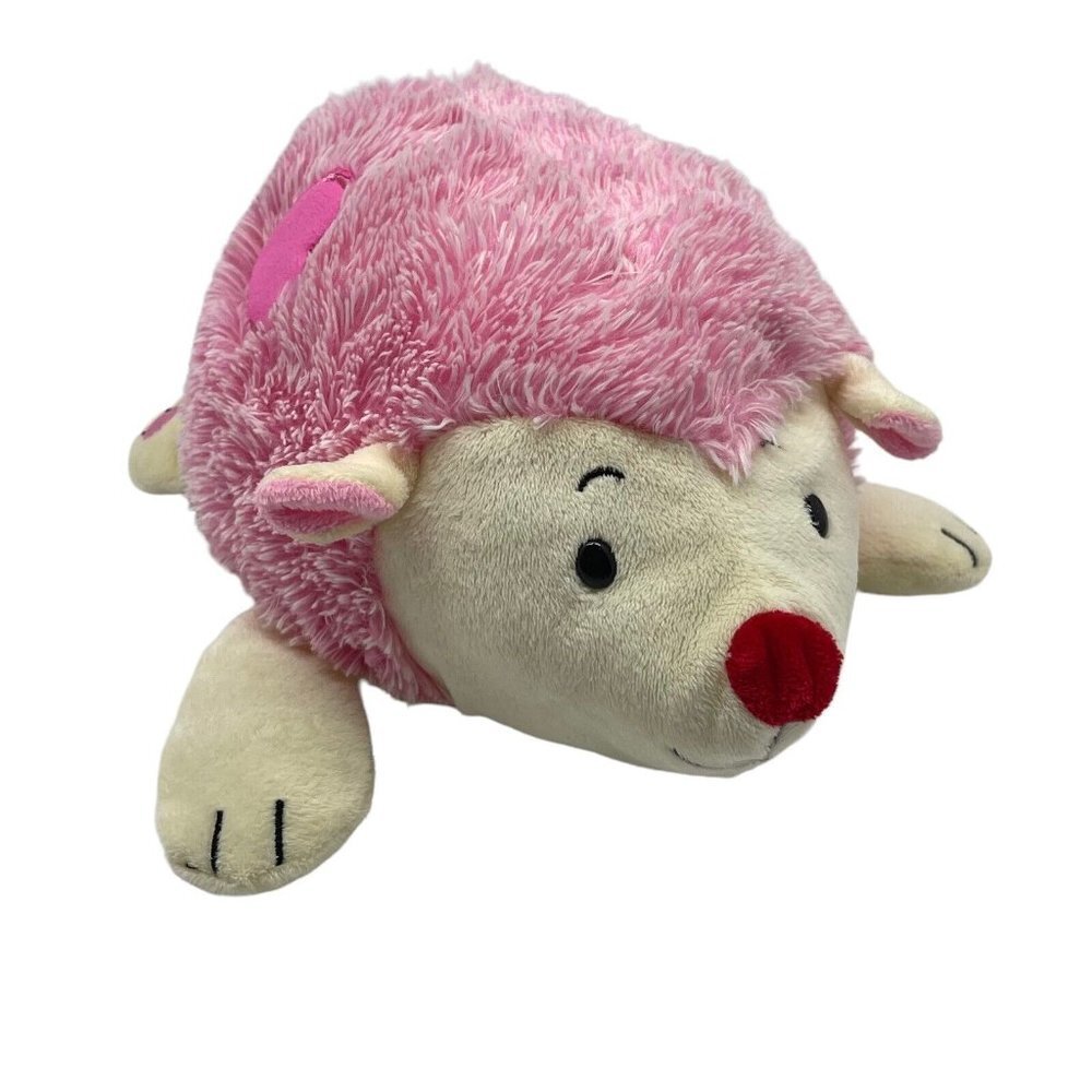 Animal Adventure Hedgehog Pink With Pink Heart Plush Stuffed Animal Valentine